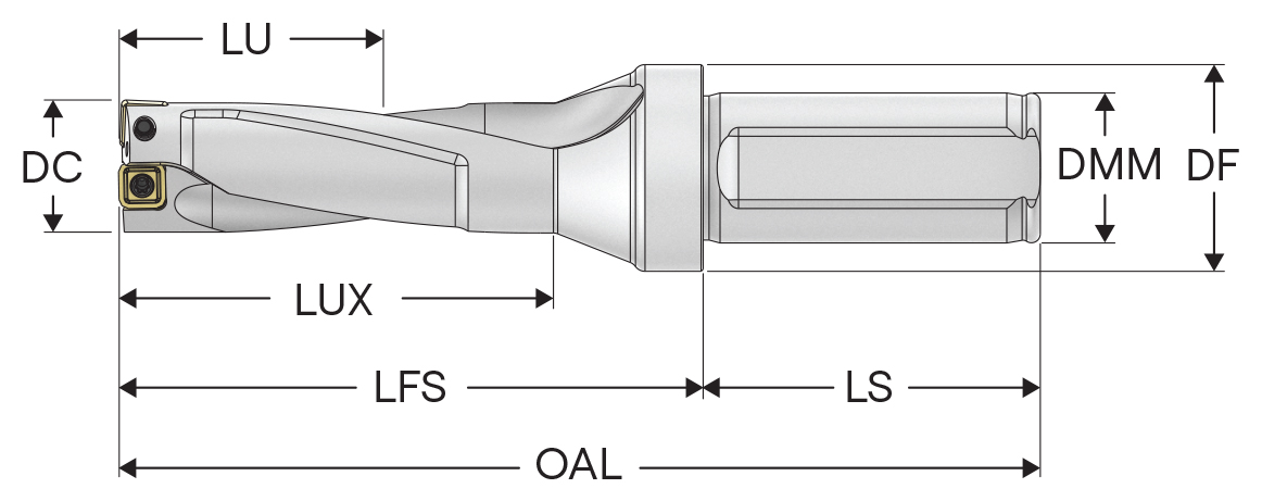 SD523-0750-225-1000R7 | Seco Tools