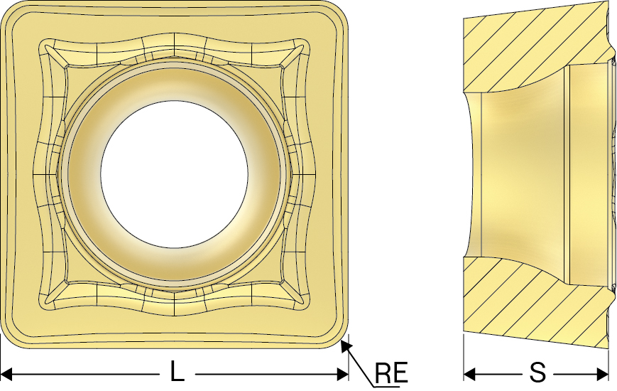 SCGX120408-P2 DP3000 | Seco Tools